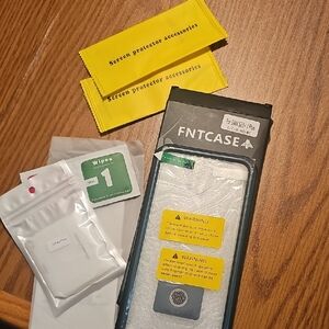 NWT Samsung 23 Plus Navy Blue Phone Case W/ Stand &  Screen Protector